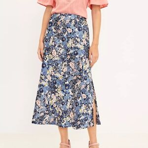 Ann Taylor Loft Garden Midi Skirt - XS